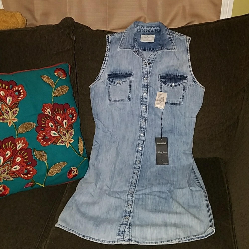 Mavi snap up dress