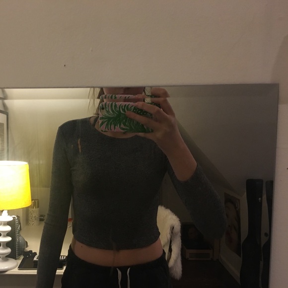 Long sleeve crop top - Picture 2 of 2