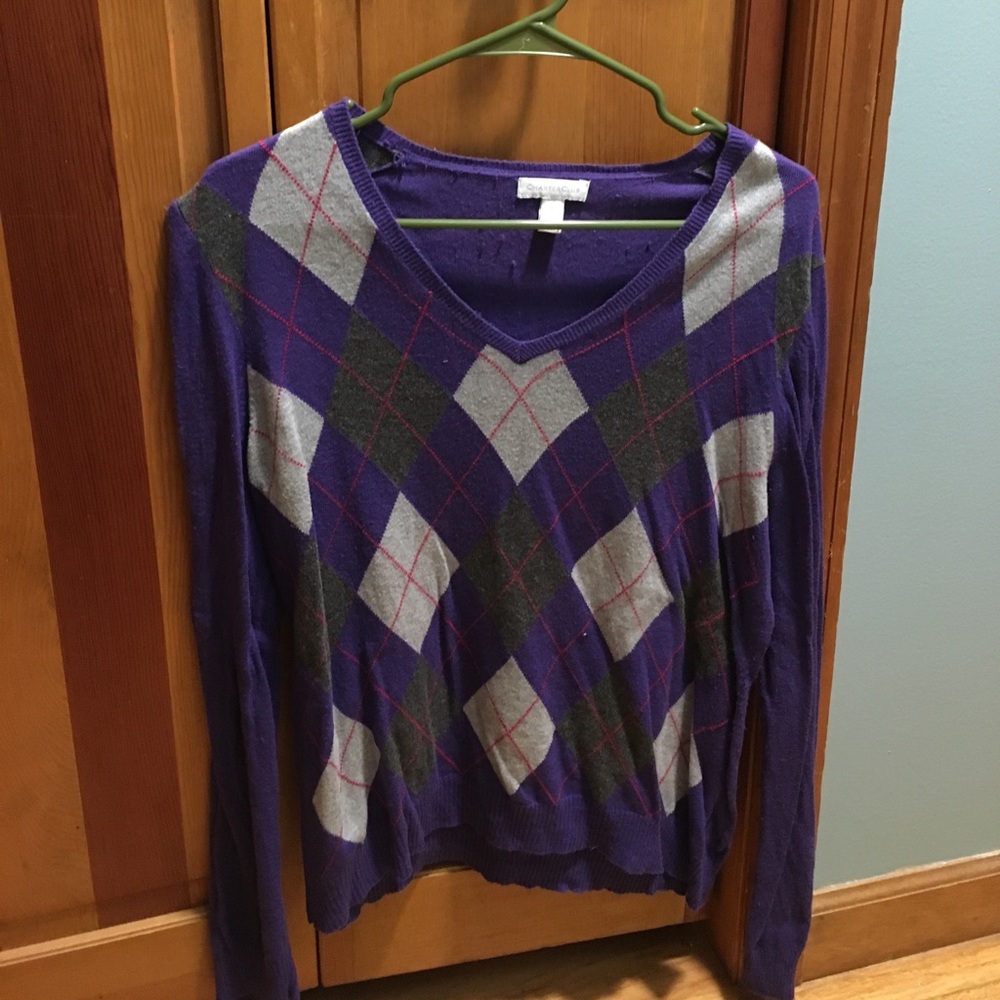 Argyle sweater