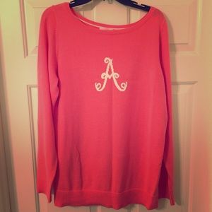 Lilly Pulitzer Monogram Sweater 🎀