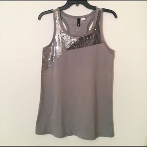 H&M sequence grey tank top