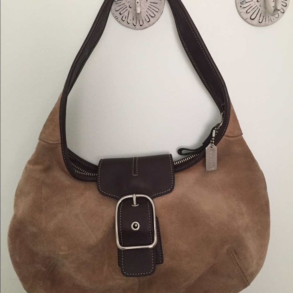 Coach Suede handbag