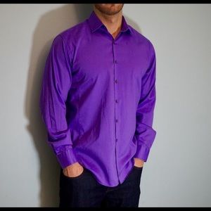 Van Heusen Purple Dress Shirt