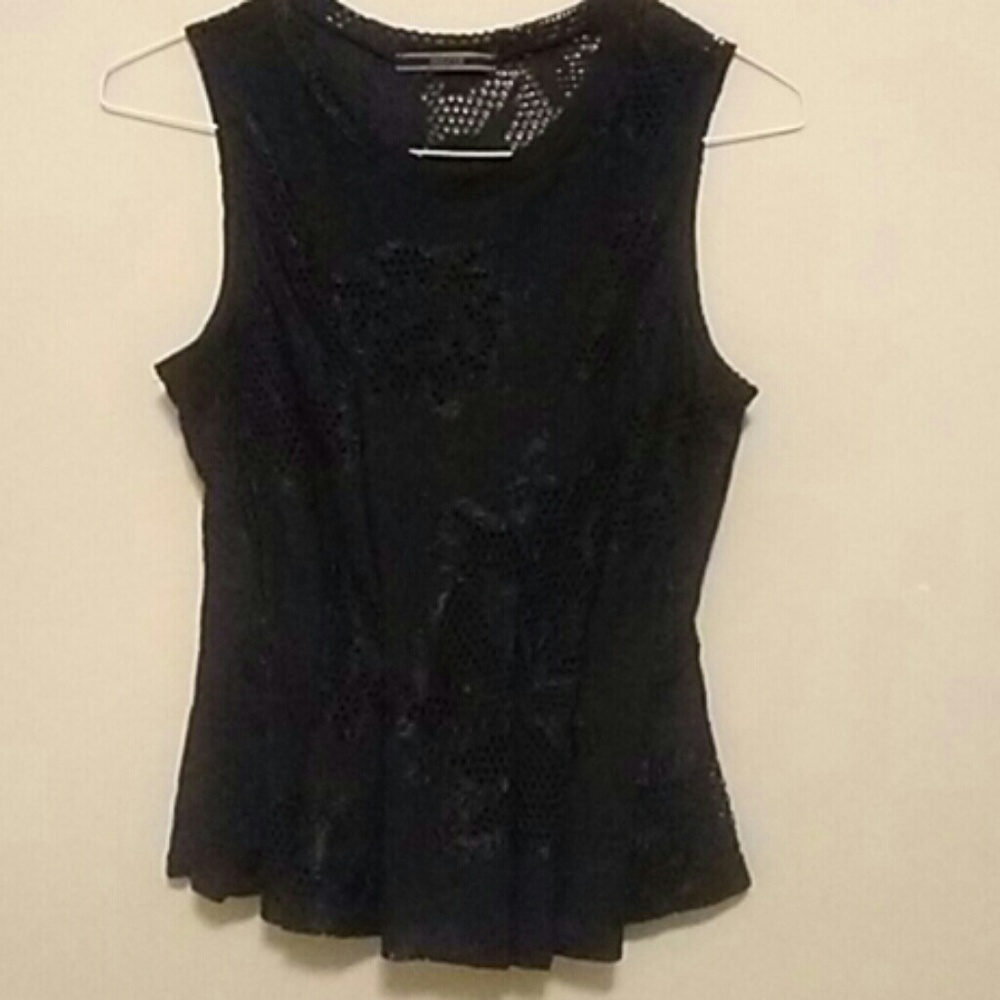 Dulcie lace peplum top medium