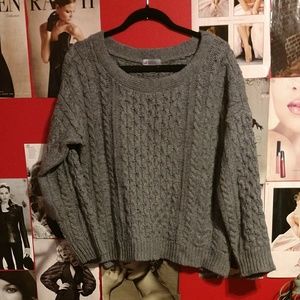 Thick Cozy Grey Sweater