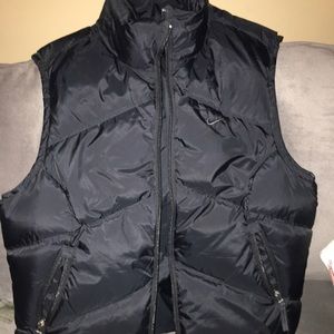 Puffy, black vest
