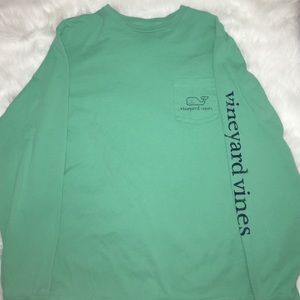 Green vineyard vines long sleeve