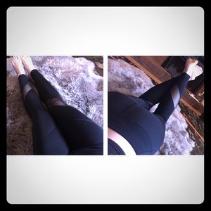 Zella mesh patterned leggings