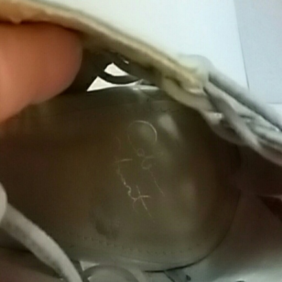 *COLIN STUART GREY PUMPS STAINLESS STEEL HEEL - Picture 4 of 4