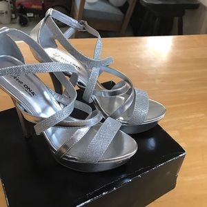 Silver heels