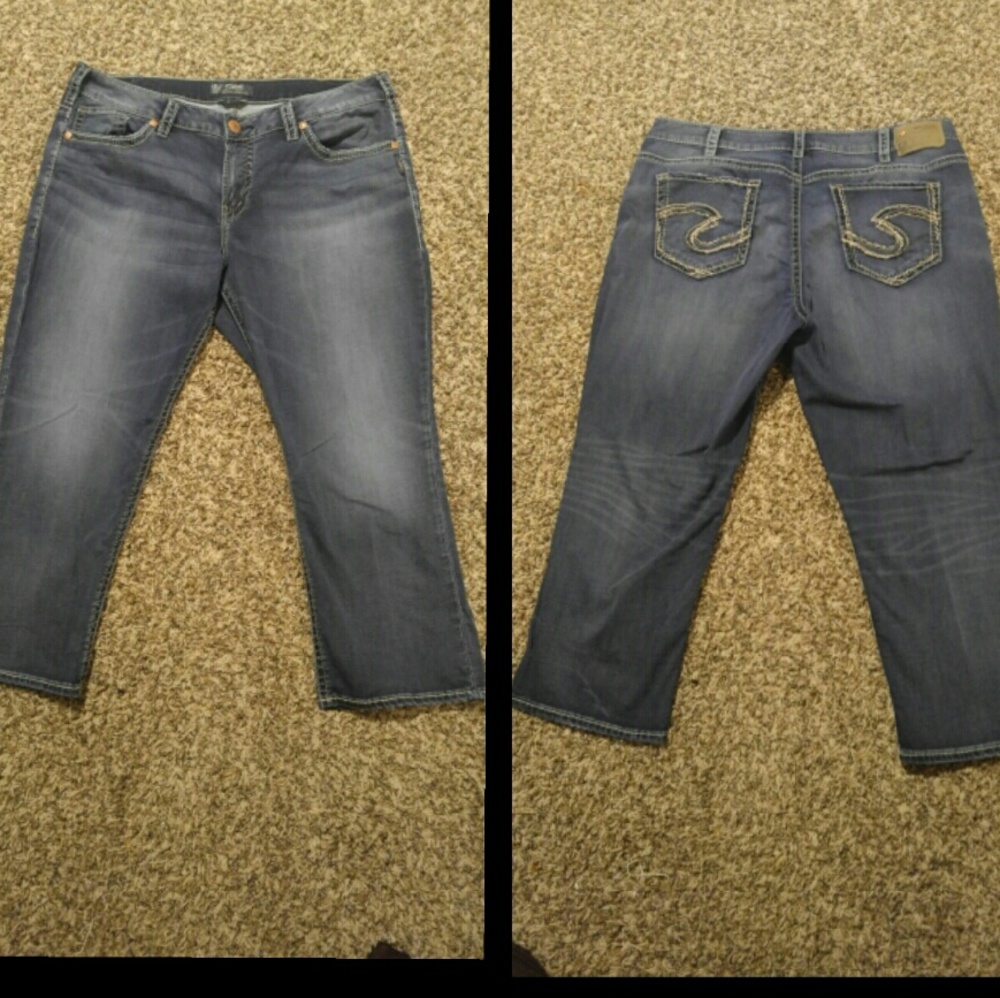 Women's size 18 Silver Jeans Capri