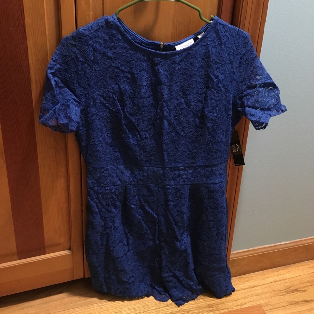 Lace romper. New