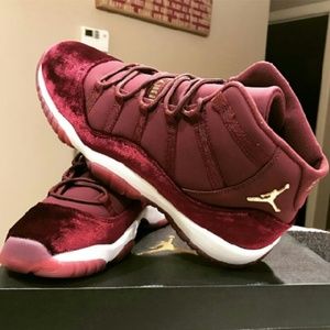 Red Velvet Jordan Retro 11's