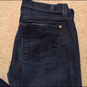 7 for all mankind Dojos! Size 27 inseam 33