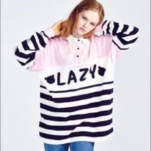 Lazy oaf dupe raglan sweater
