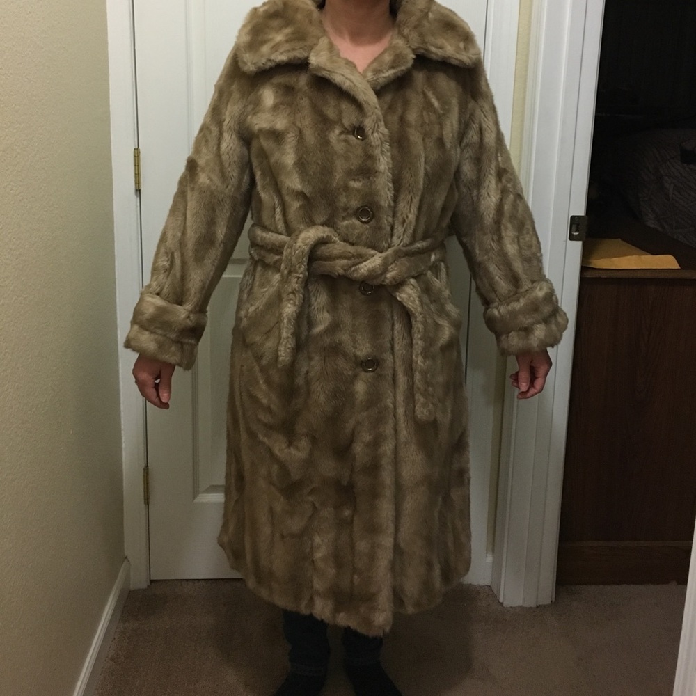 Grandella vintage fur imitation coat