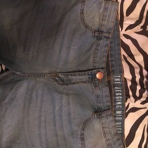 Denim midi rise jeans from cotton on