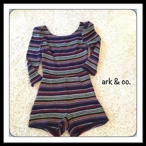#260 🌴 ARK & CO KNITTED ROMPER