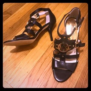 Size 8.5 black MK heels
