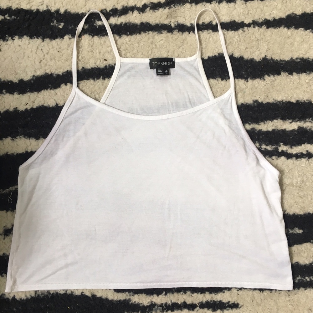 TOPSHOP White Tank Top