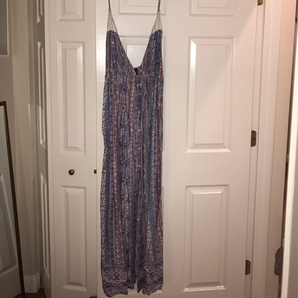 Low cut strappy dress