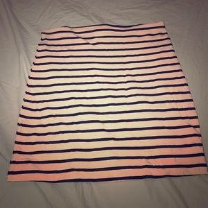 H&M Striped Mini Skirt