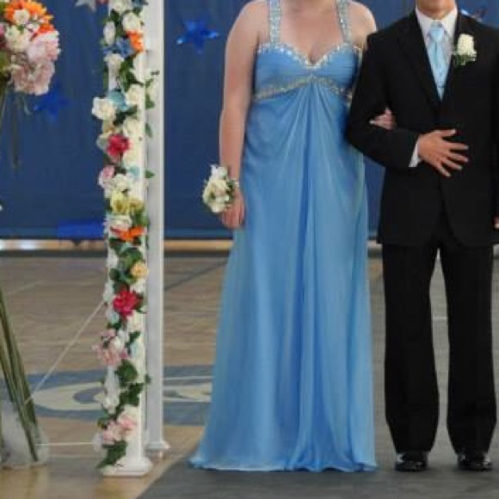 Cinderella blue Prom dress