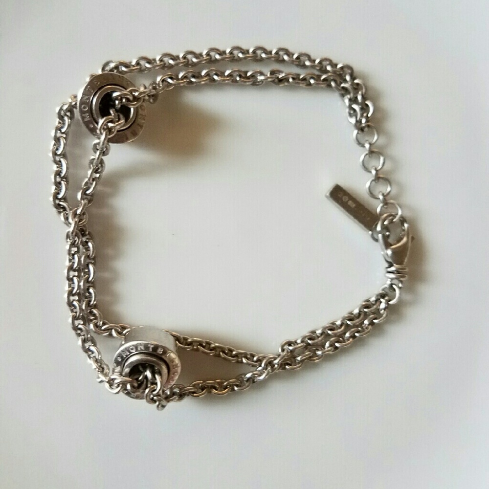 Mont blanc silver bracelet