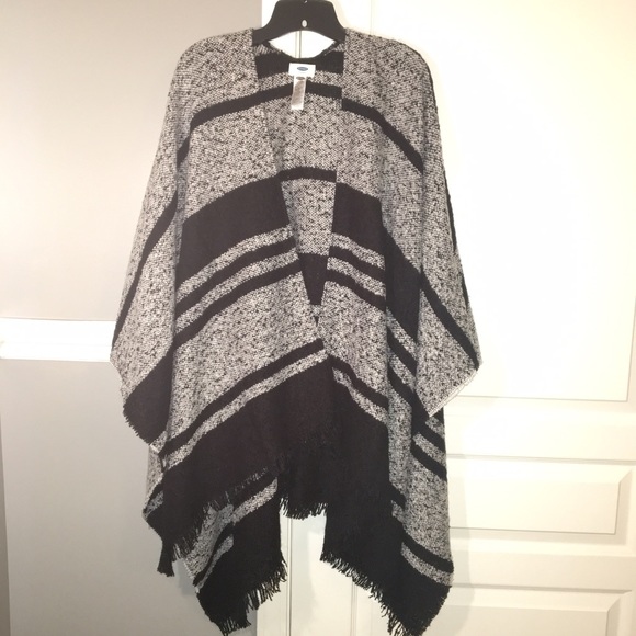 Old Navy Jackets & Blazers - 2 for $15 Sale🎈🎉🎉HP 2/25 Textured stripe poncho