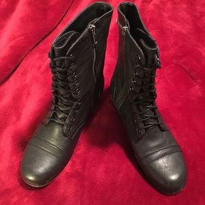 Madden Girl Combat Boots