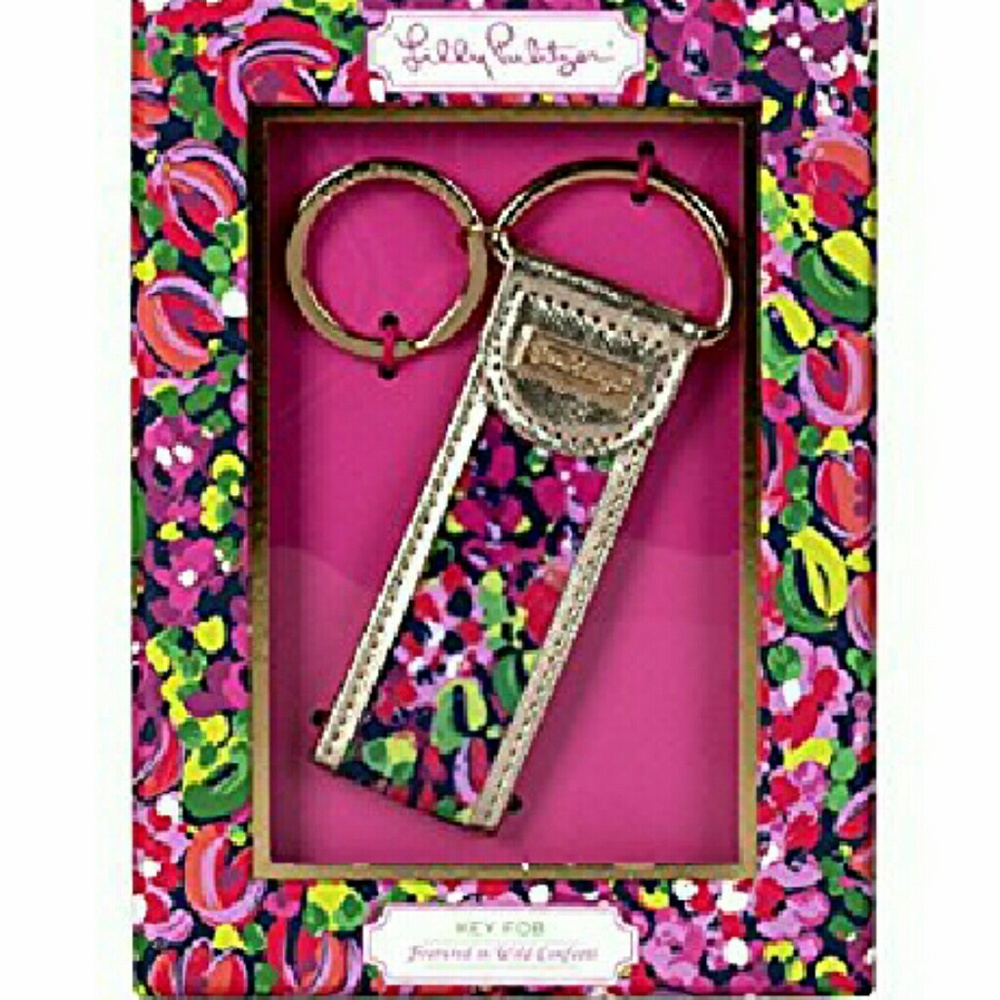 Lilly Pulitzer Keychain Fob in WIld Confetti