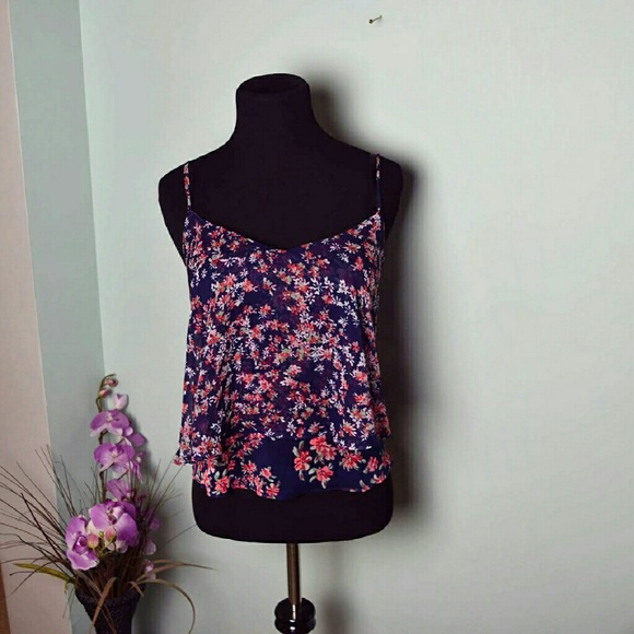 Express Tops - Express Flowy Floral Blouse