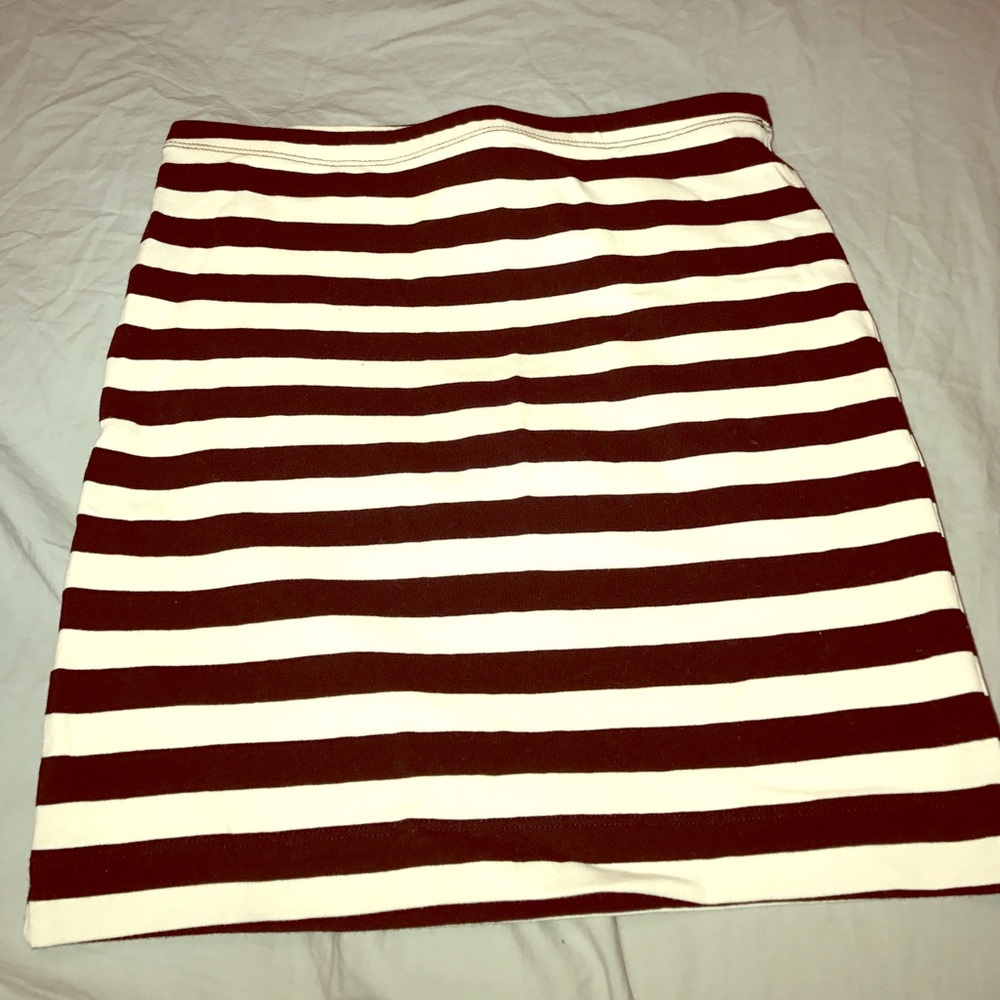 NWOT H&M Striped Mini Skirt