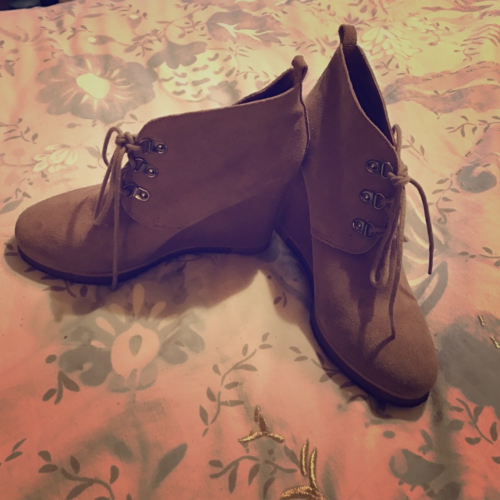 Steve Madden wedge booties