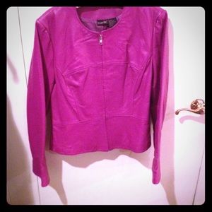 Women's leather jacket