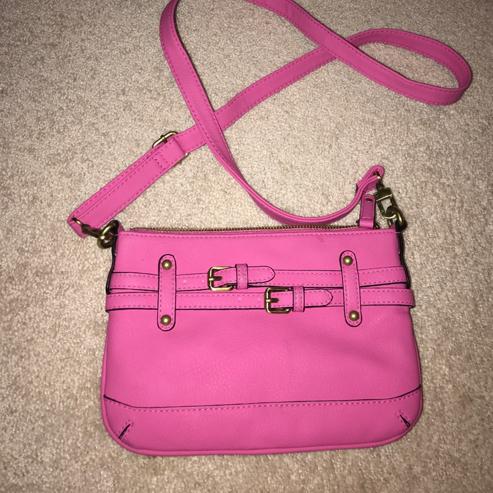 Merona pink cross body