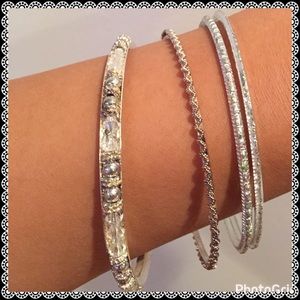 Beautiful Bead Bangle Bracelet Set of 4 ✨