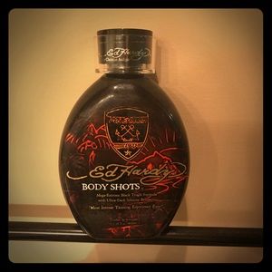 Ed Hardy Body Shots hot tingle tanning lotion