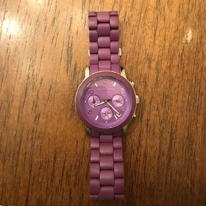 Purple Michael Kors watch