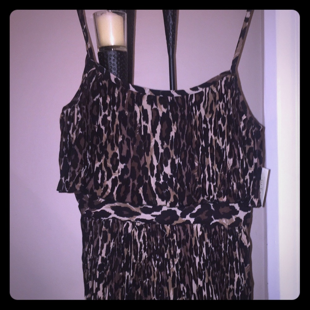 ➡️Guess leopard print dress