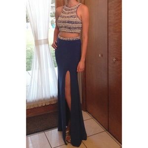 Blush • two-piece • prom/formal