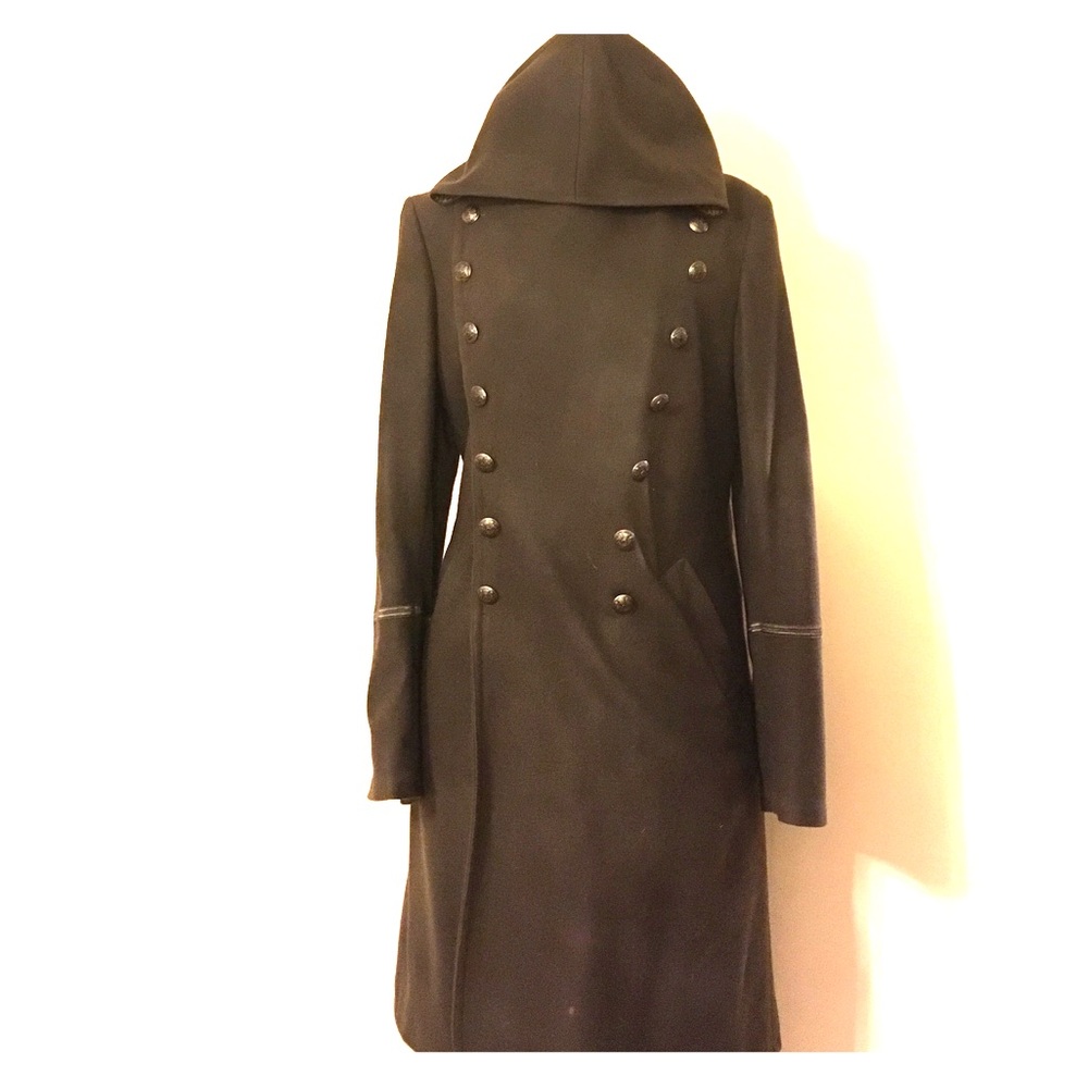 Juicy Couture olive green military coat - unisex