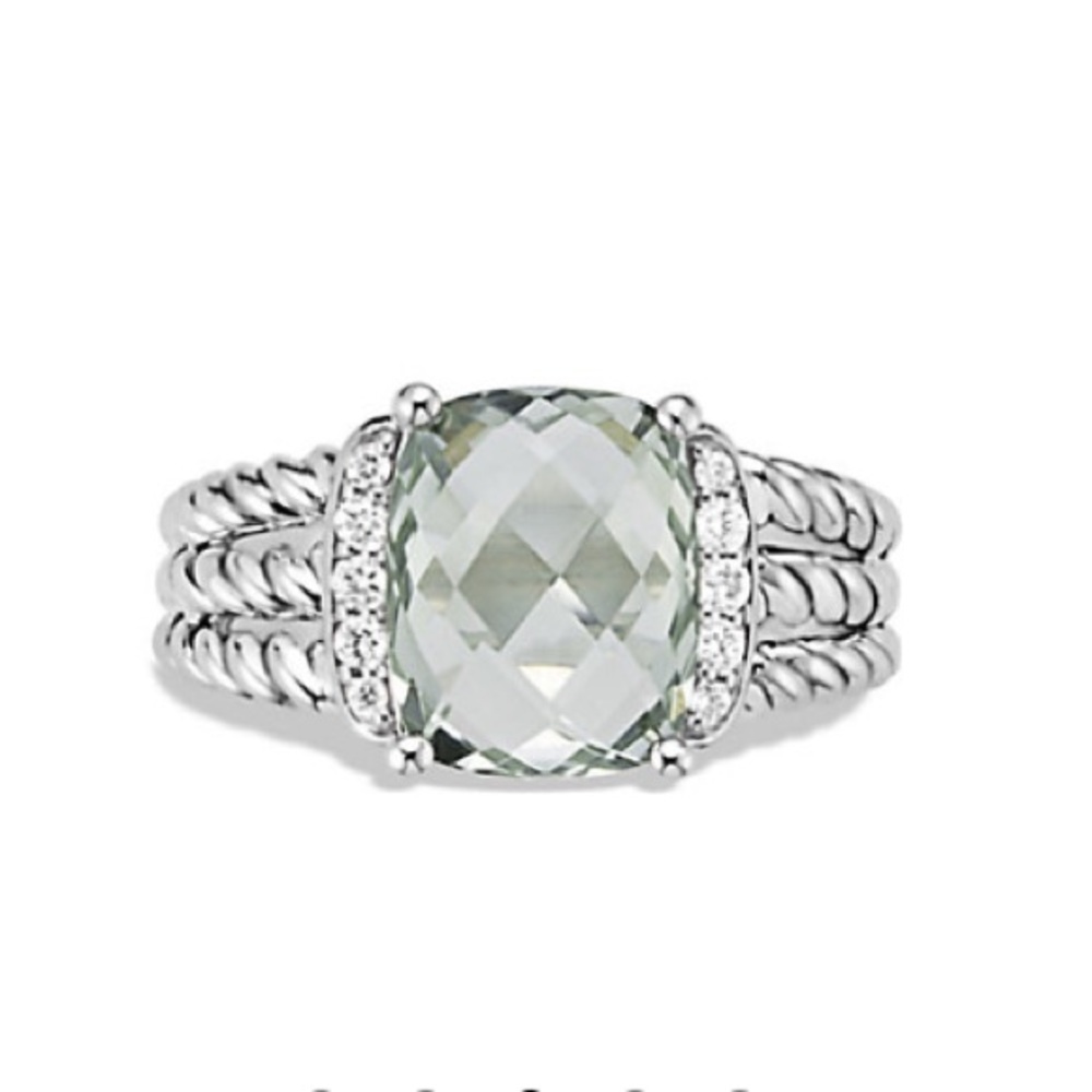 David Yurman Petite Wheaton Ring - Prasiolite