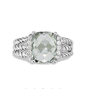 David Yurman Petite Wheaton Ring - Prasiolite