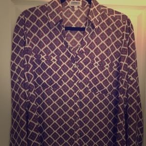 Patterned button up