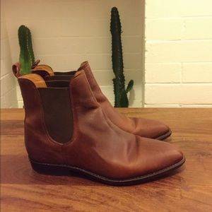 Cole Haan Chelsea Boots. Chocolate brown.