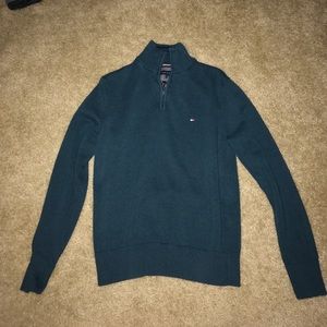 Tommy Hilfiger Navy Blue Quarter Zip