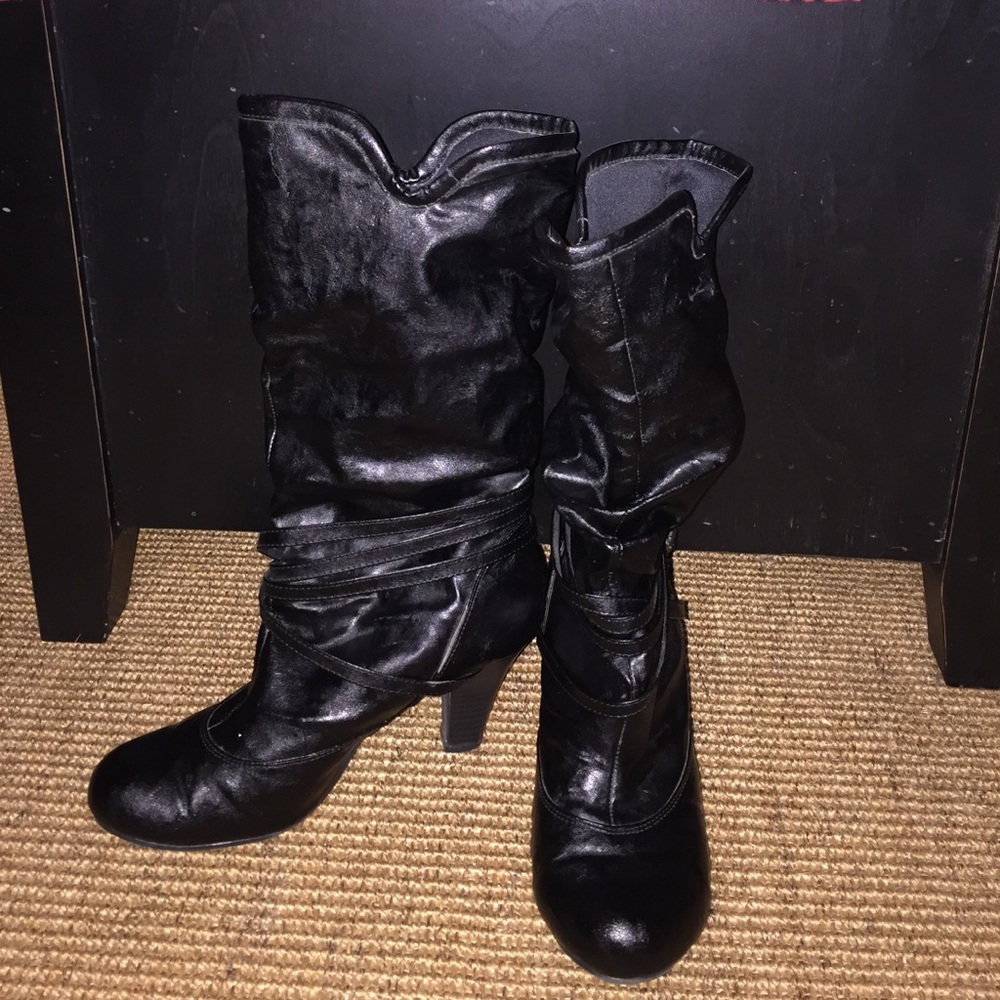 Madden Girl faux leather boots