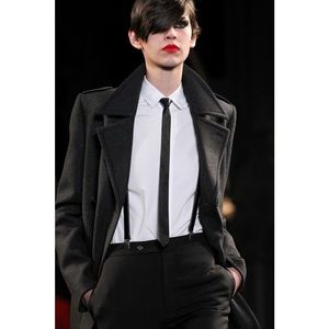 Saint Laurent Leather Tie