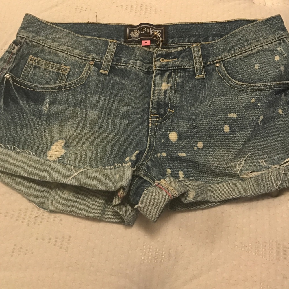 Jean shorts by pink.
